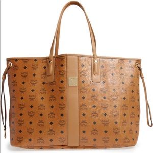 New, never been worn with tags MCM Liz reversible shopper with pouch